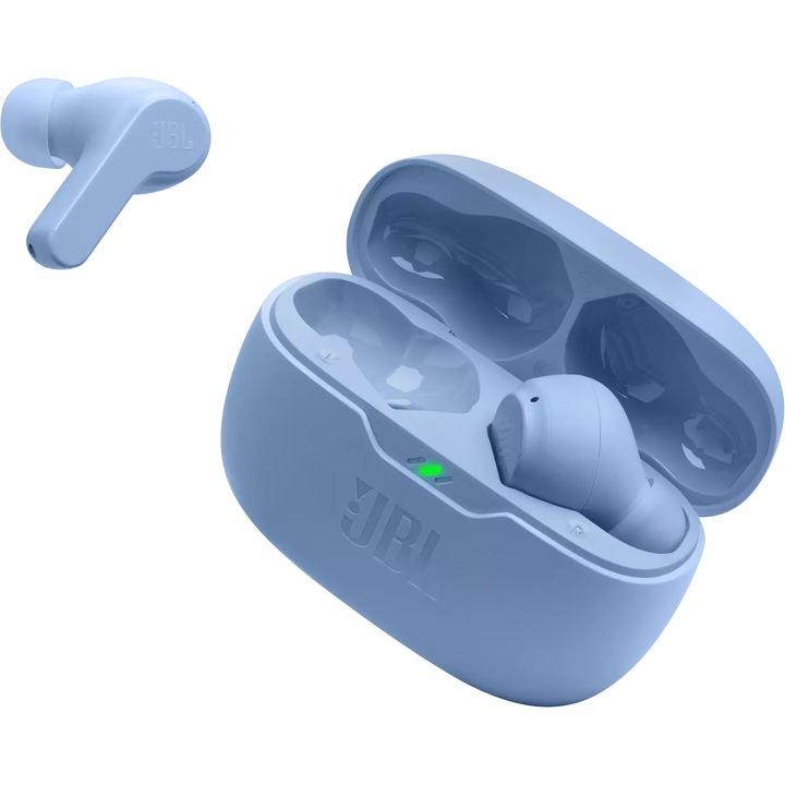 Bluetooth fejhallgató JBL Wave Beam, TWS, kék, JBLWBEAMBLU