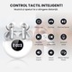 Casti Wireless Audio Xenomo® LUNA-X, fara fir, Bluetooth 5.3, Microfon HD, Tehnologie ANC-ENC, Control prin atingere, Functie Noise Cancellation, Afisaj digital, Carcasa Magnetica, Culoare Alb