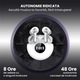 Casti Wireless Audio Xenomo® LUNA-X, fara fir, Bluetooth 5.3, Microfon HD, Tehnologie ANC-ENC, Control prin atingere, Functie Noise Cancellation, Afisaj digital, Carcasa Magnetica, Culoare Alb