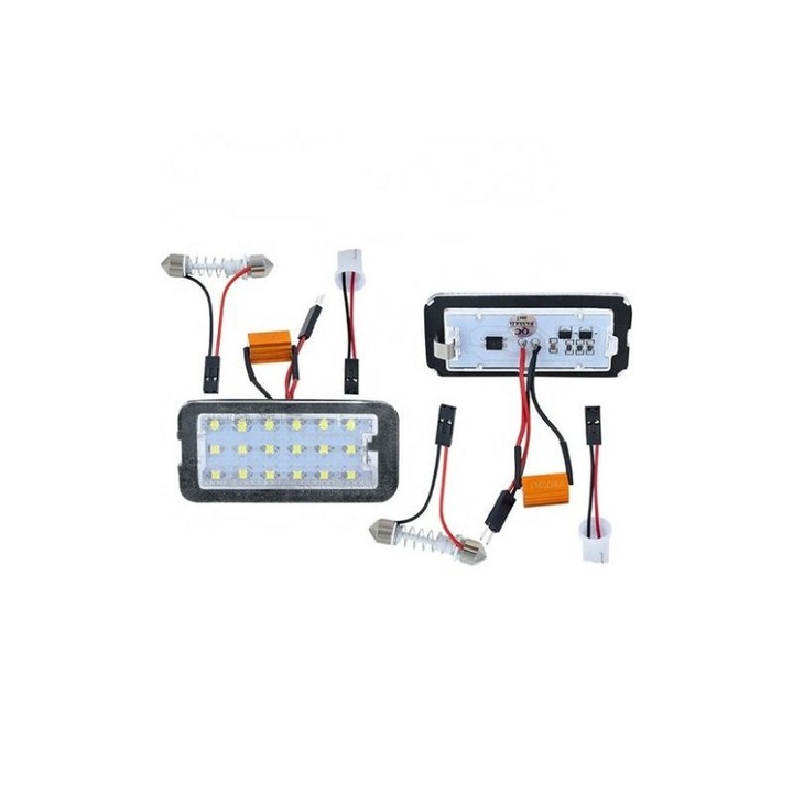 Fiat 500 és Fiat 500C Xentech Light Led rendszámtábla lámpa készlet 2db