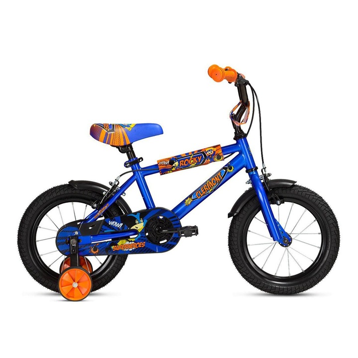 Bicicleta copii Clermont Rocky 14''-Albastru