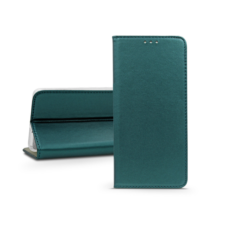 Кожен калъф Smart Magneto Book Flip - Xiaomi Redmi Note 12 Pro 5G/Poco X5 Pro 5G - зелен (PT-6675)