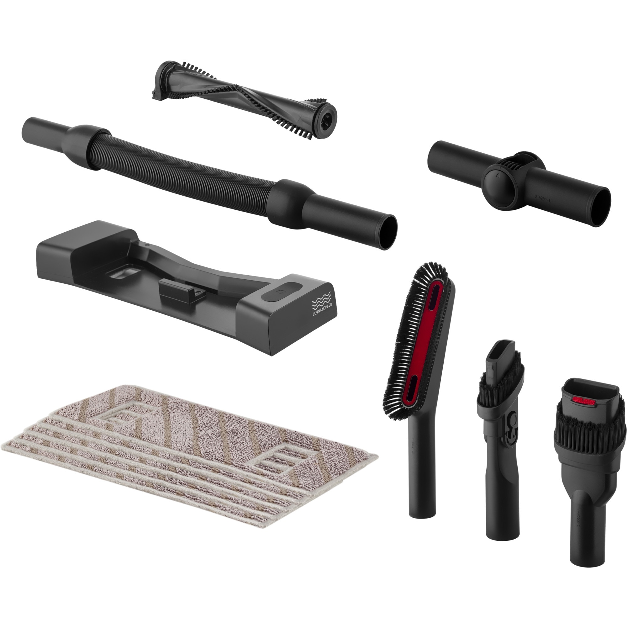 Aspirator vertical fara fir Sencor SVC 9879BK cu functie de mop, 550W, 28.8V, autonomie 70 min, capacitate de colectare 0.5 l, negru