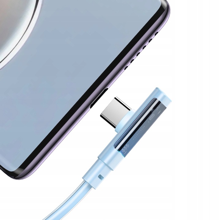Adat- és töltőkábel, Mcdodo, gyorstöltés USB - USB-C 100W, Apple CarPlay / Android auto / Samsung / iPhone 15 / Plus / Pro / Max / Xiaomi / Oppo, 2M, Kék