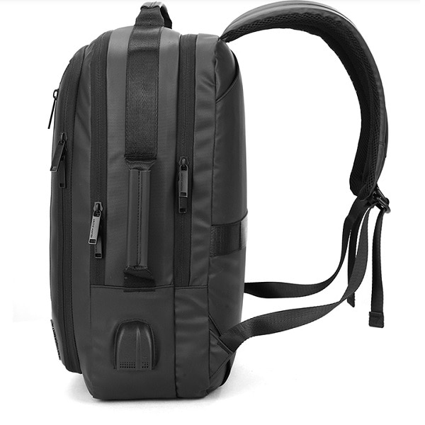 Rucsac laptop Arctic Hunter, business-travel, impermeabil, port USB, 15.6", negru