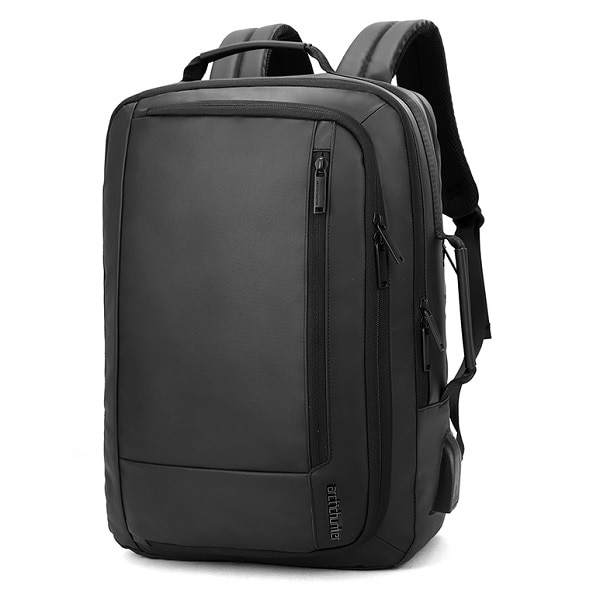 Rucsac laptop Arctic Hunter, business-travel, impermeabil, port USB, 15.6", negru