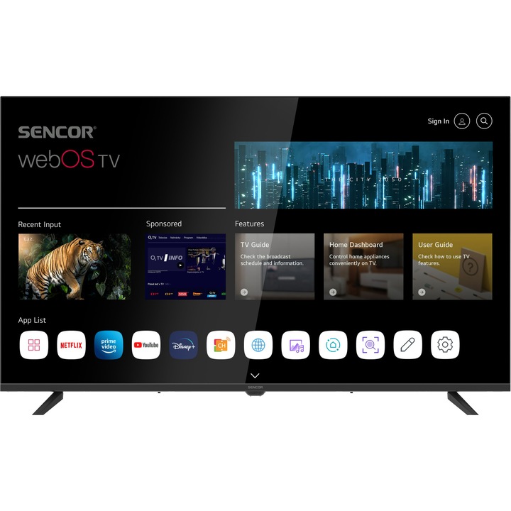 Sencor SLE 43US801TCSB smart tv
