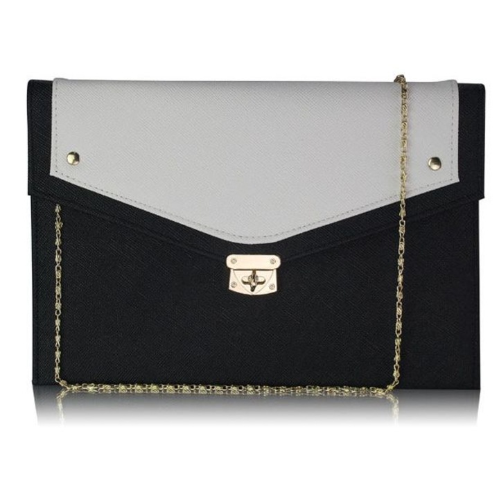 Geanta dama, Izmael, Piele ecologica, Negru