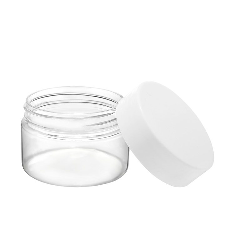 Borcan plastic 60ml cu capac 56mm