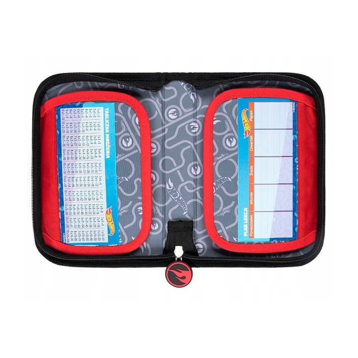 Penar neechipat 1 fermoar 2 extensii Majewski, Gama St. Right, Colectia Hot Wheels, PC-03, 21x14x3.5 cm