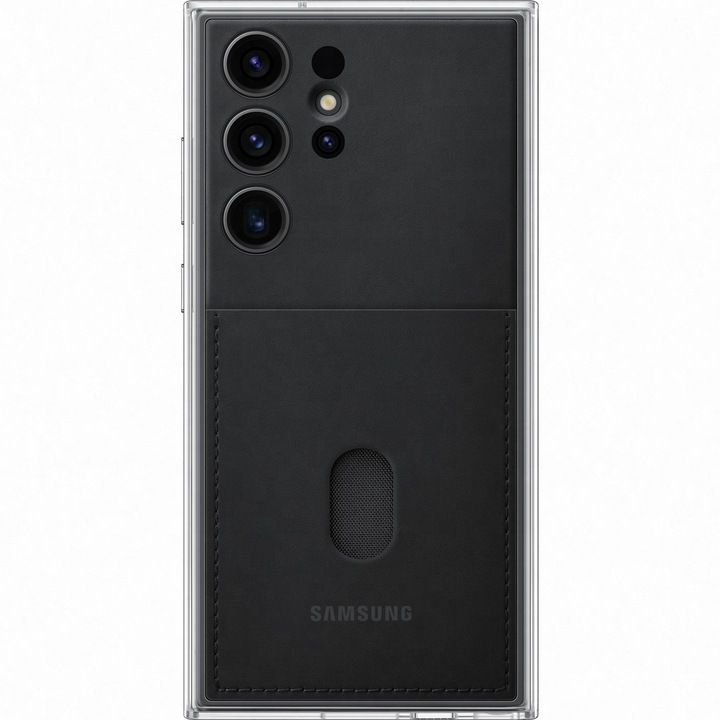 Защитен калъф за Samsung Galaxy S23 Ultra S918, капак на рамката, прецизно прилягане, U123, наситено тъмно