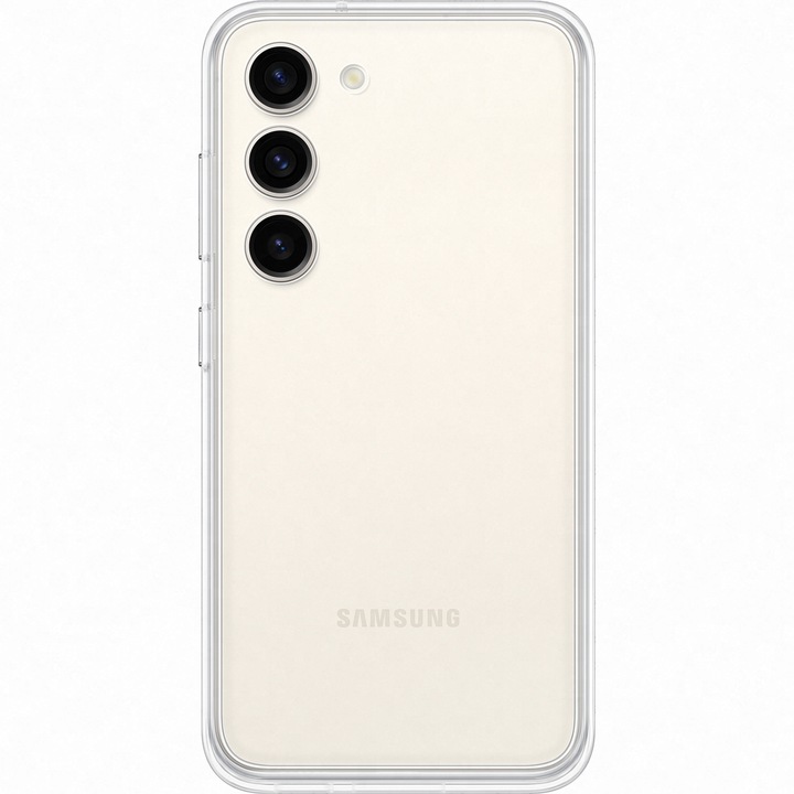 Калъф за Samsung Galaxy S23 S911, Frame Cover, Бял