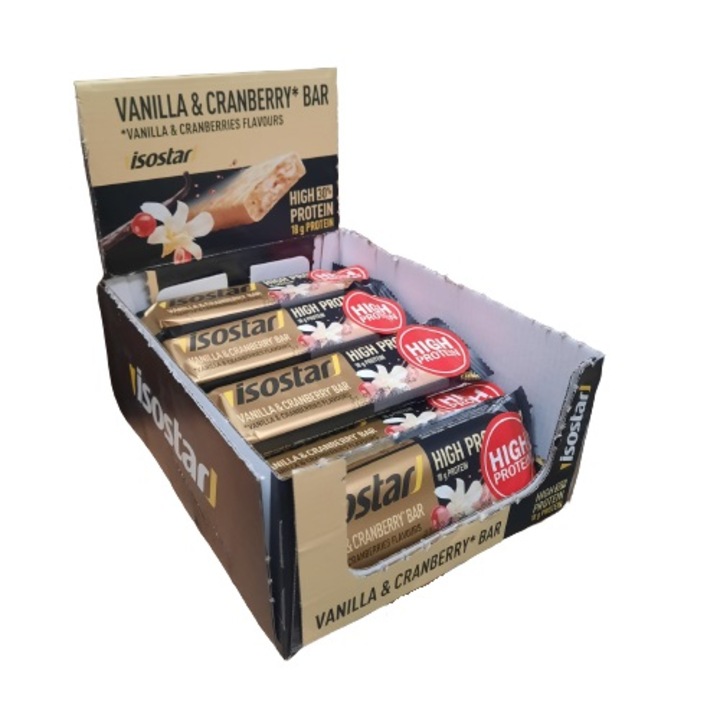 Isostar HP BAR 30%, Vanilie, 8x 55g