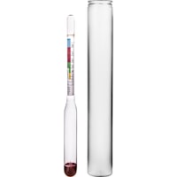 Tester Contor de Alcool Indice de Alcool - Termoalcoolmetru cu o eprubeta, Reutilizabile