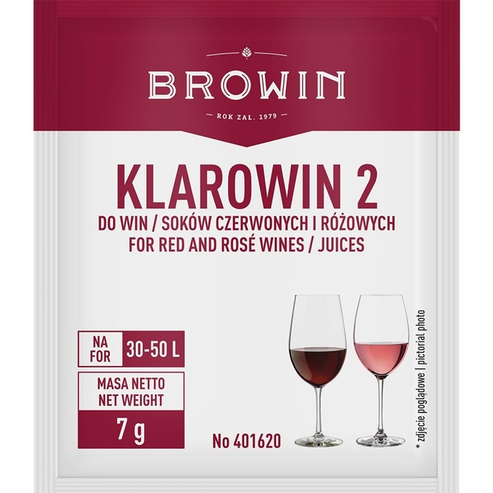 Clarifiant, Clarovin 2, vörösborokhoz - 7g