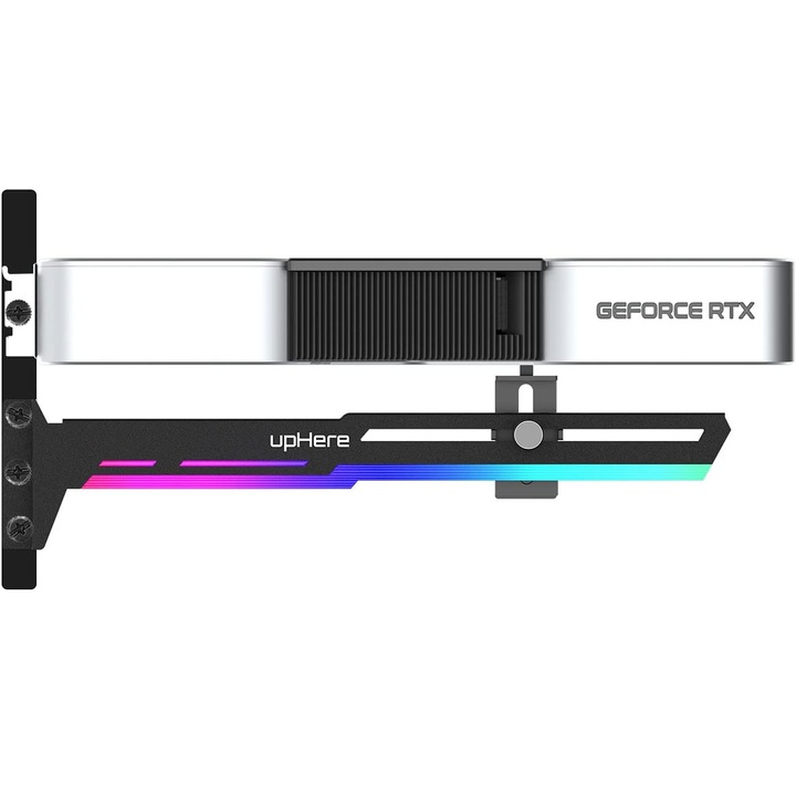 Подпора за видеокарта JENUOS, G276ARGB, RGB, LED, Двупосочна, Регулируема