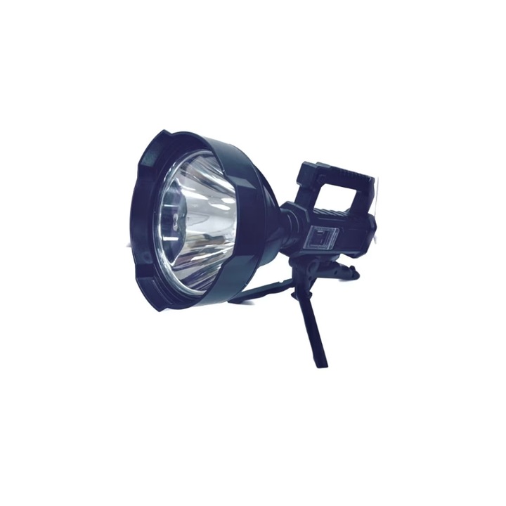 LED фенер с рефлектор и статив L-835 черен