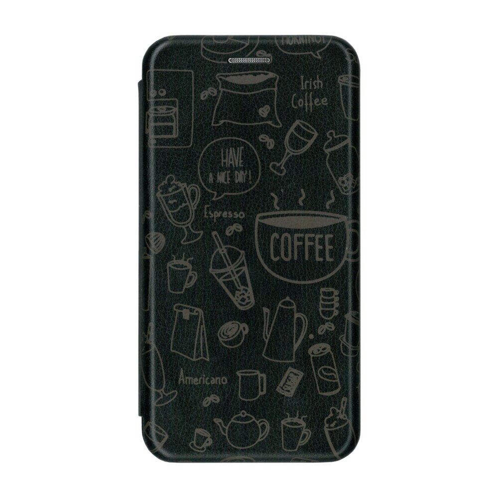 Husa flip EuroCELL 360 de grade pentru iPhone 6 Plus, negru/maro