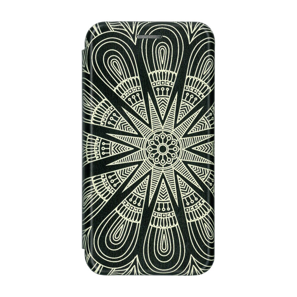 Husa flip EuroCELL 360 de grade pentru Galaxy A5 2016, negru/crem