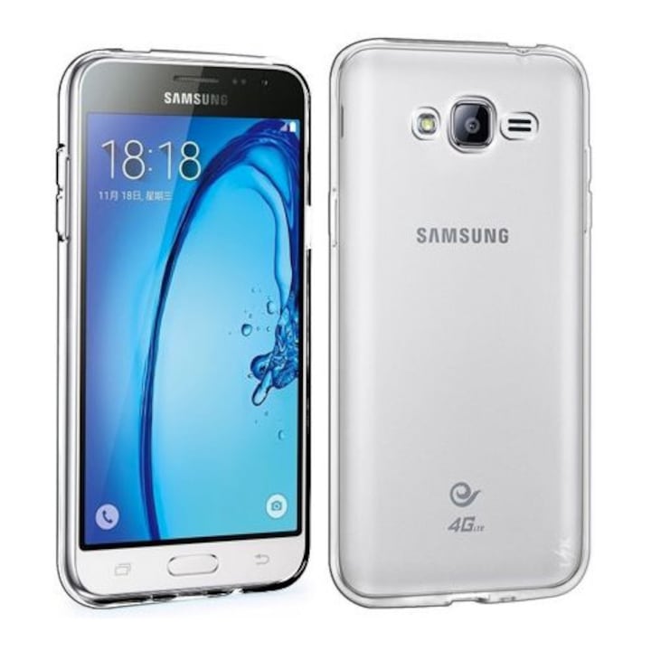 Тънък TPU защитен калъф за Samsung Galaxy J3 2016