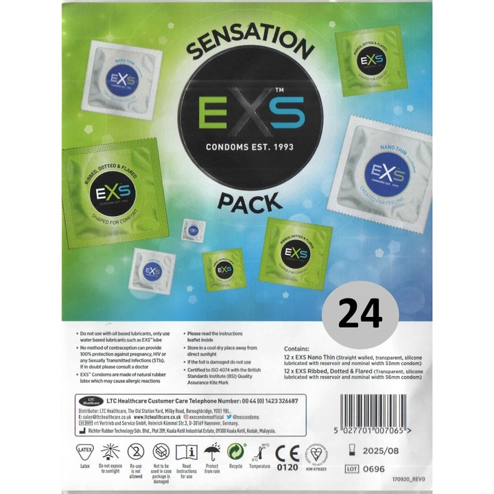 Prezervative, Exs, 24 bucati