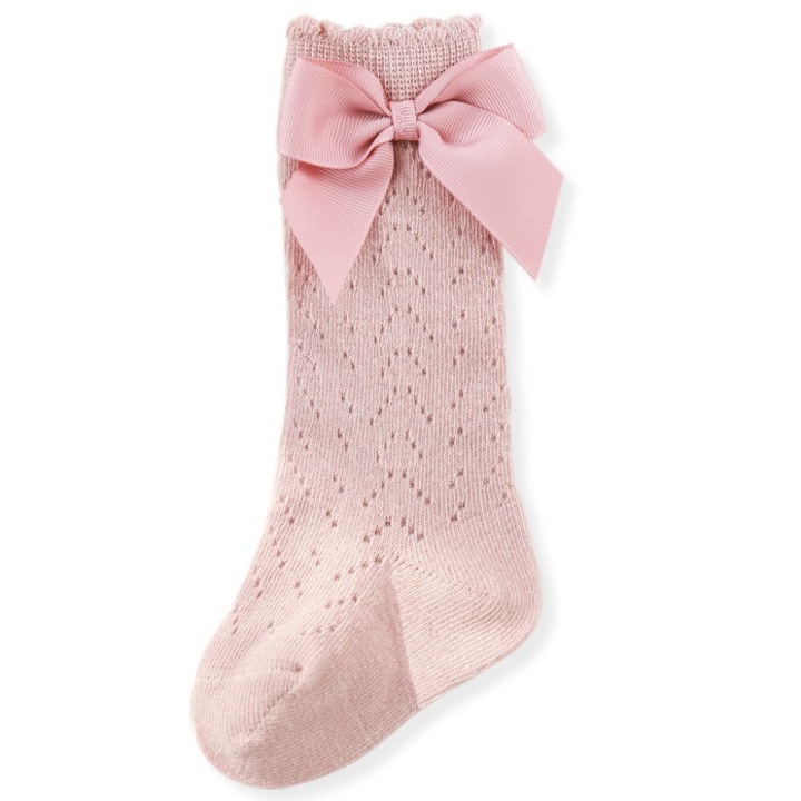 Детски чорапи, Памук, Светло розови, 25-26 ЕС