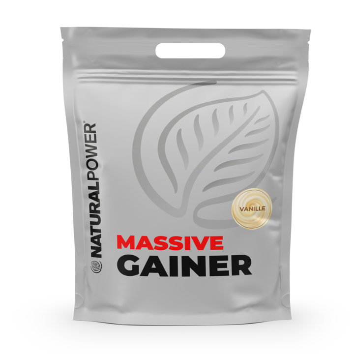 Massive Weight Gainer, Natural Power, cu aroma de Vanilie, 2,5 kg
