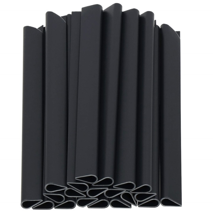 Set 20 cleme pentru panou de gard pentru intimitate in gradina, gri antracit