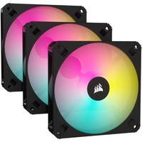Ventilator Corsair iCUE AR120 RGB, 120mm PWM, Triple Pack, Negru