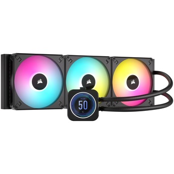 Cooler procesor Corsair iCUE H170i ELITE LCD XT, racire cu lichid, 420 mm