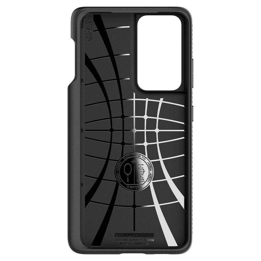Husa pentru Samsung Galaxy S21 Ultra 5G - Spigen Liquid Air - Matte Black