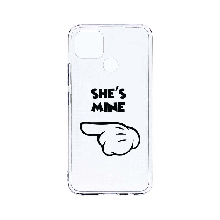Силиконов калъф BestCase за Realme 7i, She's Mine, Camera Protection, Clear Silicon 2.0MM, T 106