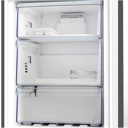 Combina frigorifica Beko B5RCNA366HG, 316 l, No frost, AeroFlow, Clasa C, HarvestFresh, Compresor ProsSmart Inverter, MaxStore, H 186.5 cm, Manhattan Gray