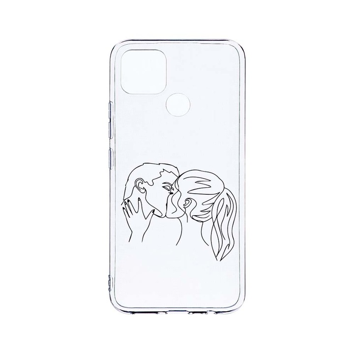 Силиконов калъф BestCase за Realme 7i, Teen Love, Camera Protection, Clear Silicon 2.0MM, T 743