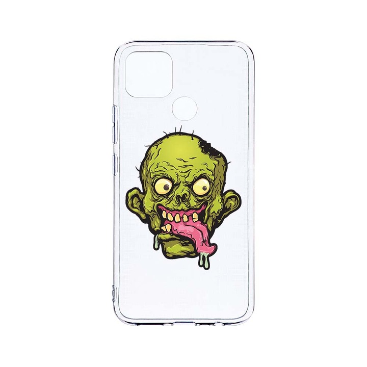 BestCase 2MM Clear Szilikon telefontok, Realme 7i, Zombie, Kamera védelem, strapabíró, T 823