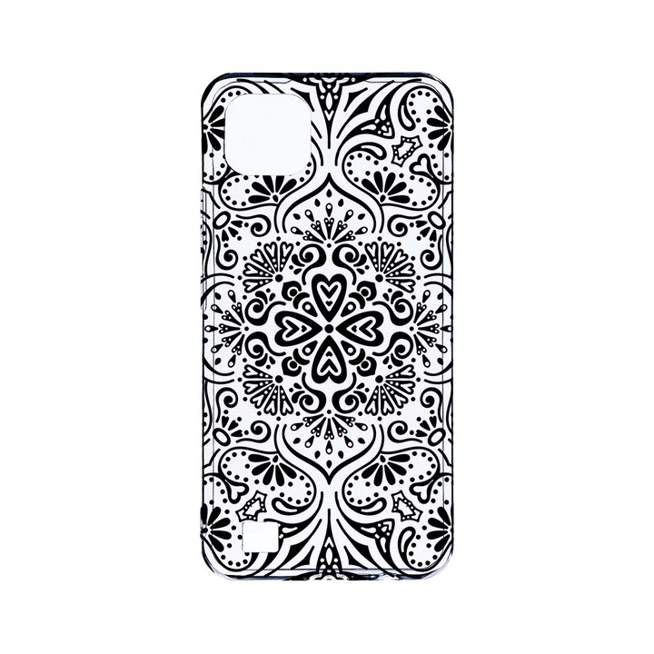 BestCase 2MM Clear Szilikon telefontok, Realme C11 (2021), Mandala, Kamera védelem, strapabíró, T 75