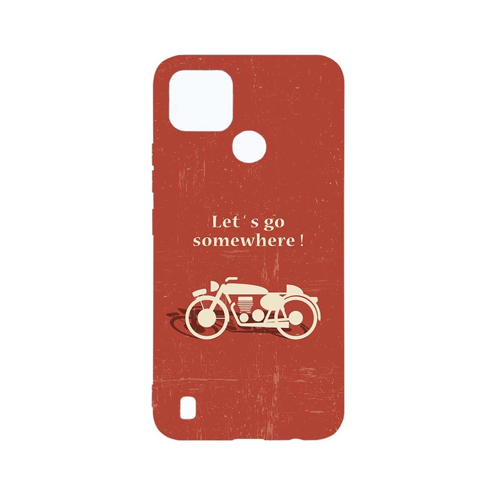 BestCase 2MM Clear Szilikon telefontok, Realme C25Y, Old Shcool, Kamera védelem, strapabíró, T 16