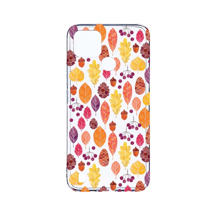 BestCase 2MM Clear Szilikon telefontok, Realme C25Y, Autumn, Kamera védelem, strapabíró, T 111