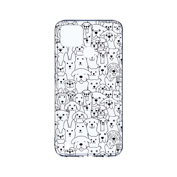 BestCase 2MM Clear Szilikon telefontok, Realme C25Y, Poppies, Kamera védelem, strapabíró, T 745