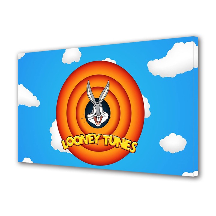 Tablou Luminos in intuneric VarioView Fosforescent Moonlight GLOW Animatie pentru copii Disney Looney Tunes , 20 x 30 cm