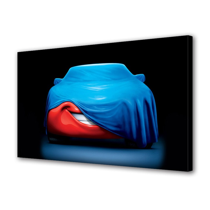 Tablou Luminos in intuneric VarioView Fosforescent Moonlight GLOW Animatie pentru copii McQueen Acoperit , 20 x 30 cm