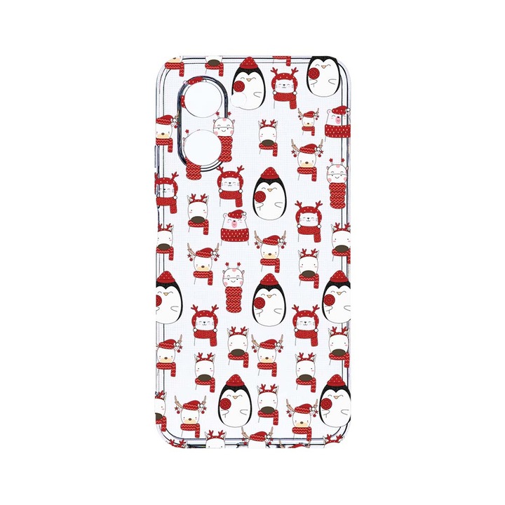 BestCase 2MM Clear Szilikon telefontok, Realme C33, Winter Feelings, Kamera védelem, strapabíró, T 166