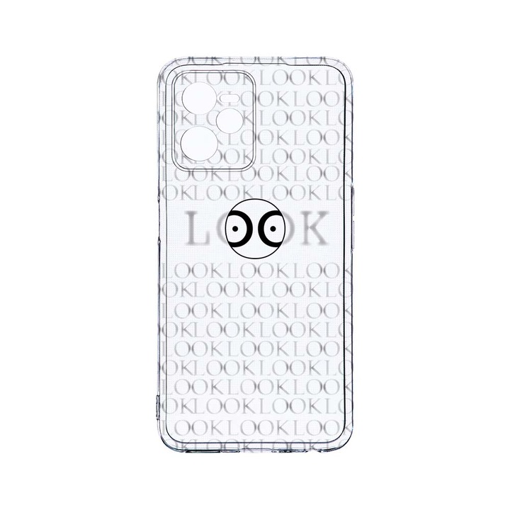 Силиконов калъф BestCase за Realme Narzo 50A Prime / C35, Look At Me, Camera Protection, Clear Silicon 2MM, T 39