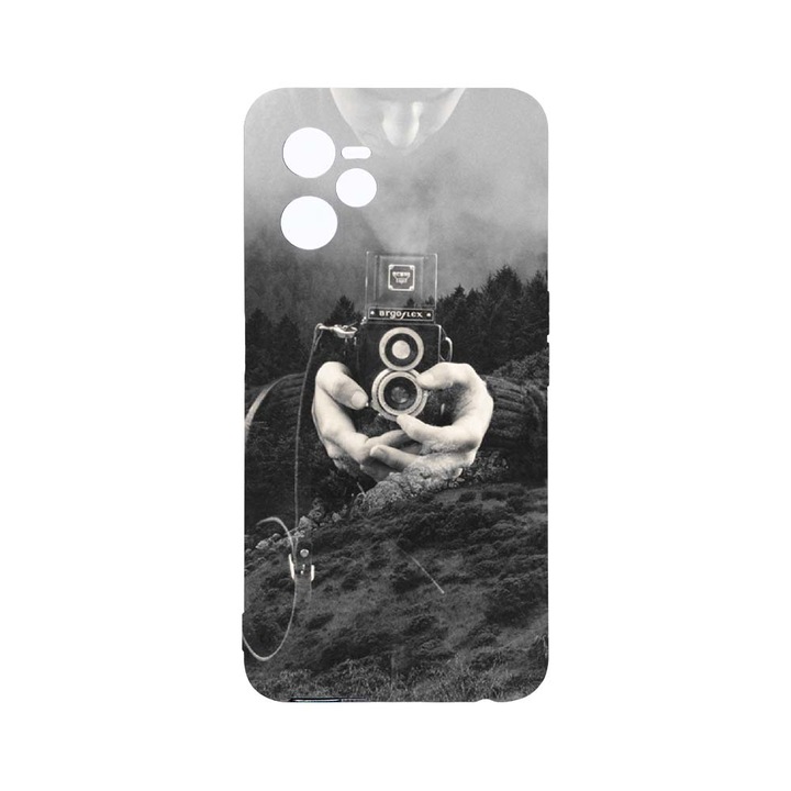 Силиконов калъф BestCase за Realme Narzo 50A Prime / C35, Double Exposure, Camera Protection, Clear Silicon 2MM, T 13