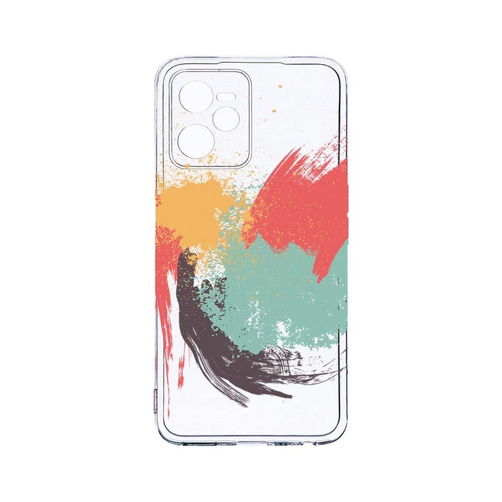 Силиконов калъф BestCase за Realme Narzo 50A Prime / C35, Pianting, Camera Protection, Clear Silicon 2MM, T 44