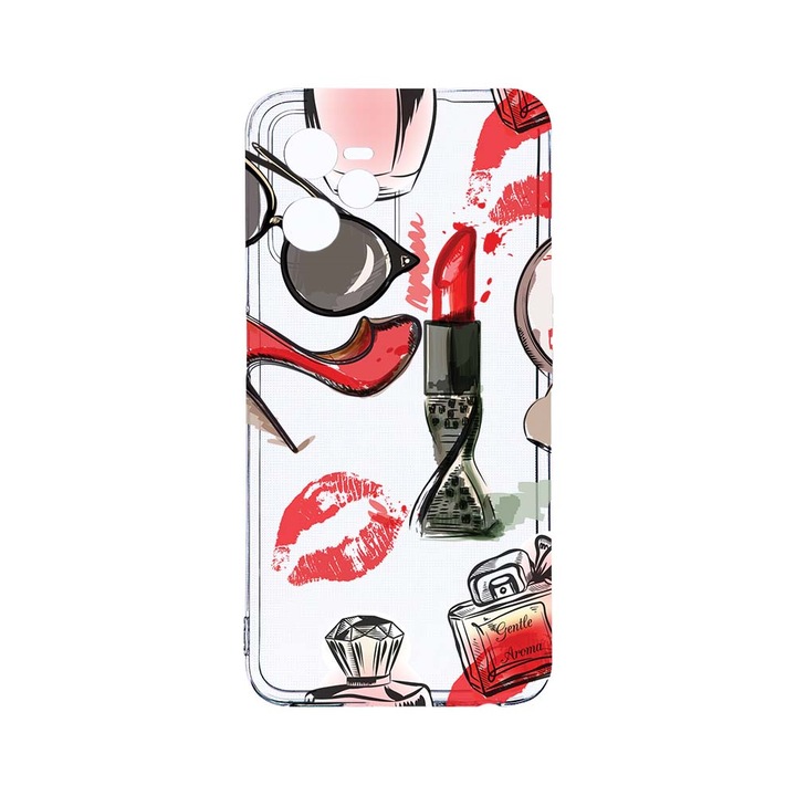 Силиконов калъф BestCase за Realme Narzo 50A Prime / C35, Fashion, Camera Protection, Clear Silicon 2MM, T 54