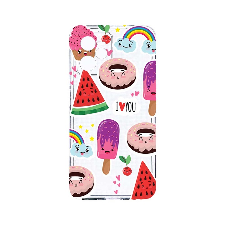 Силиконов калъф BestCase за Realme Narzo 50A Prime / C35, Summer Feeling, Camera Protection, Clear Silicon 2MM, T 87