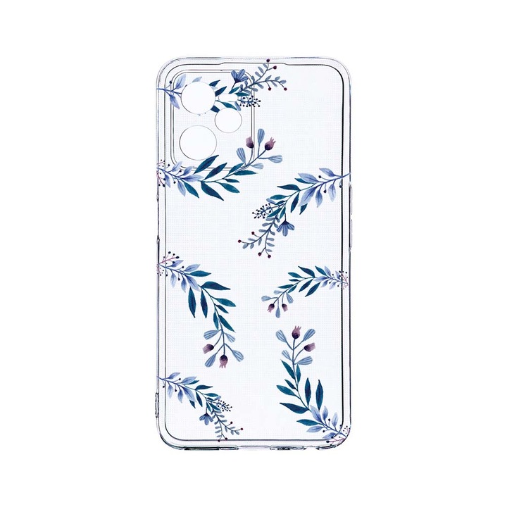 Силиконов калъф BestCase за Realme Narzo 50A Prime / C35, Blue, Camera Protection, Clear Silicon 2MM, T 116