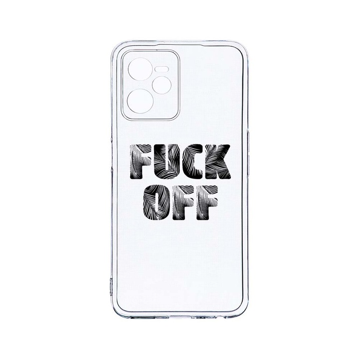 Силиконов калъф BestCase за Realme Narzo 50A Prime / C35, Fu Off, Camera Protection, Clear Silicon 2MM, T 139