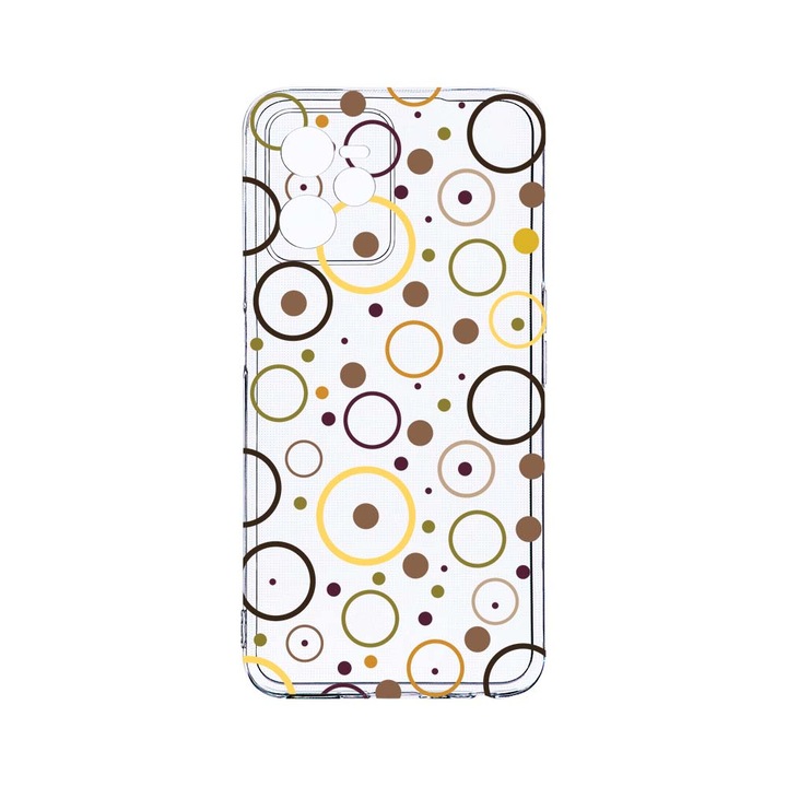 Силиконов калъф BestCase за Realme Narzo 50A Prime / C35, Circle, Camera Protection, Clear Silicon 2MM, T 147